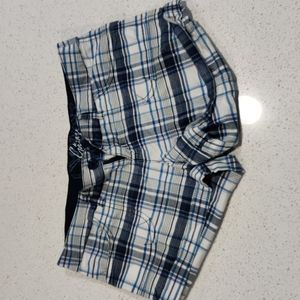Blue Plaid shorts